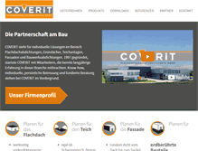 Tablet Screenshot of coverit.at
